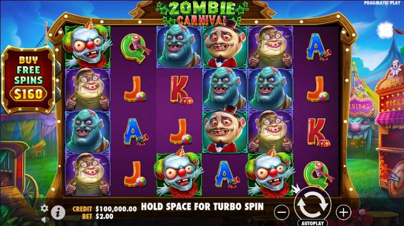 slots, Zombie Carnival, apostas, cassino online, jogos de azar